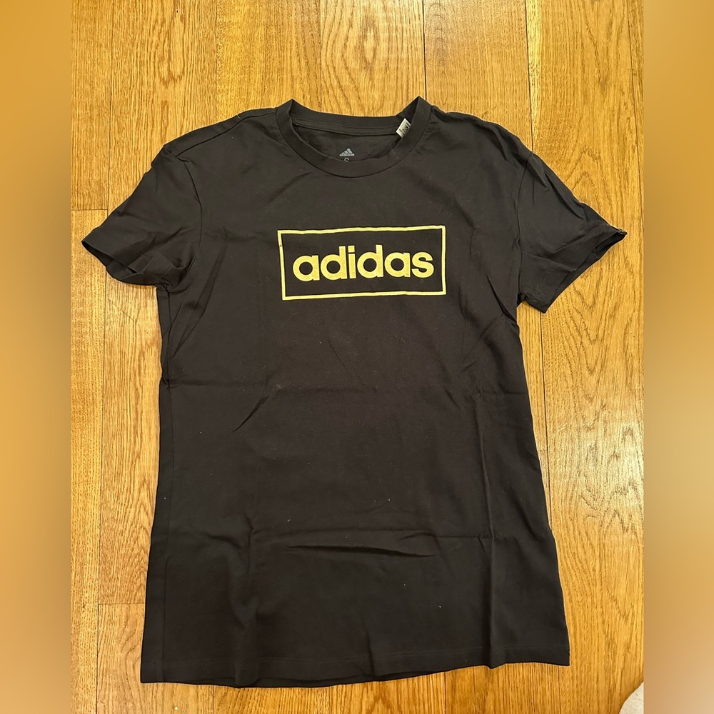 Adidas black tee